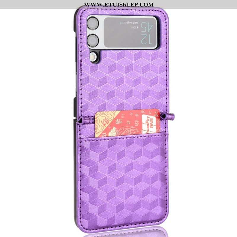 Etui do Samsung Galaxy Z Flip 3 5G Etui Folio Posiadacz Karty Projektu 3d